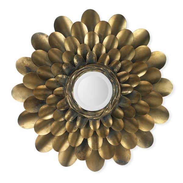 Bouquet Mirror - Antique Brass 1 - Interiology Design Co.