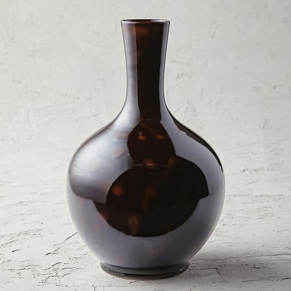 Greenwich Tortoise Ceramic Shaped Vase 1 - Interiology Design Co.