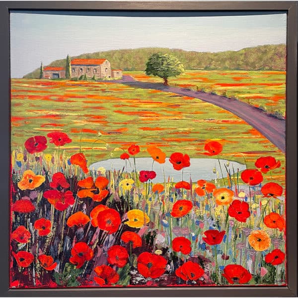 Tuscan Poppies by David Bubier 1 - Interiology Design Co.