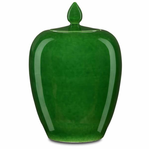 Imperial Green Ginger Jar 1 - Interiology Design Co.