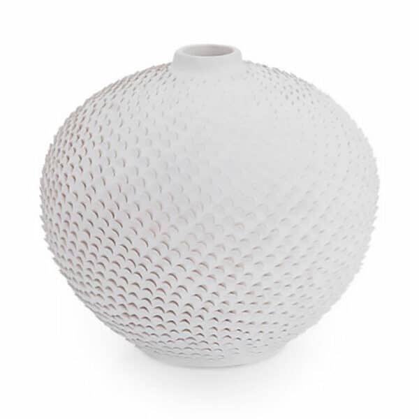Magnolia White Porcelain Vase 1 - Interiology Design Co.