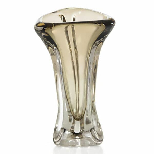 Abstract Brown Handblown Glass Vase 2 1 - Interiology Design Co.