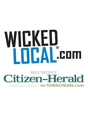 Wicked Local and Belmont Citizen-Herald logos with the text 